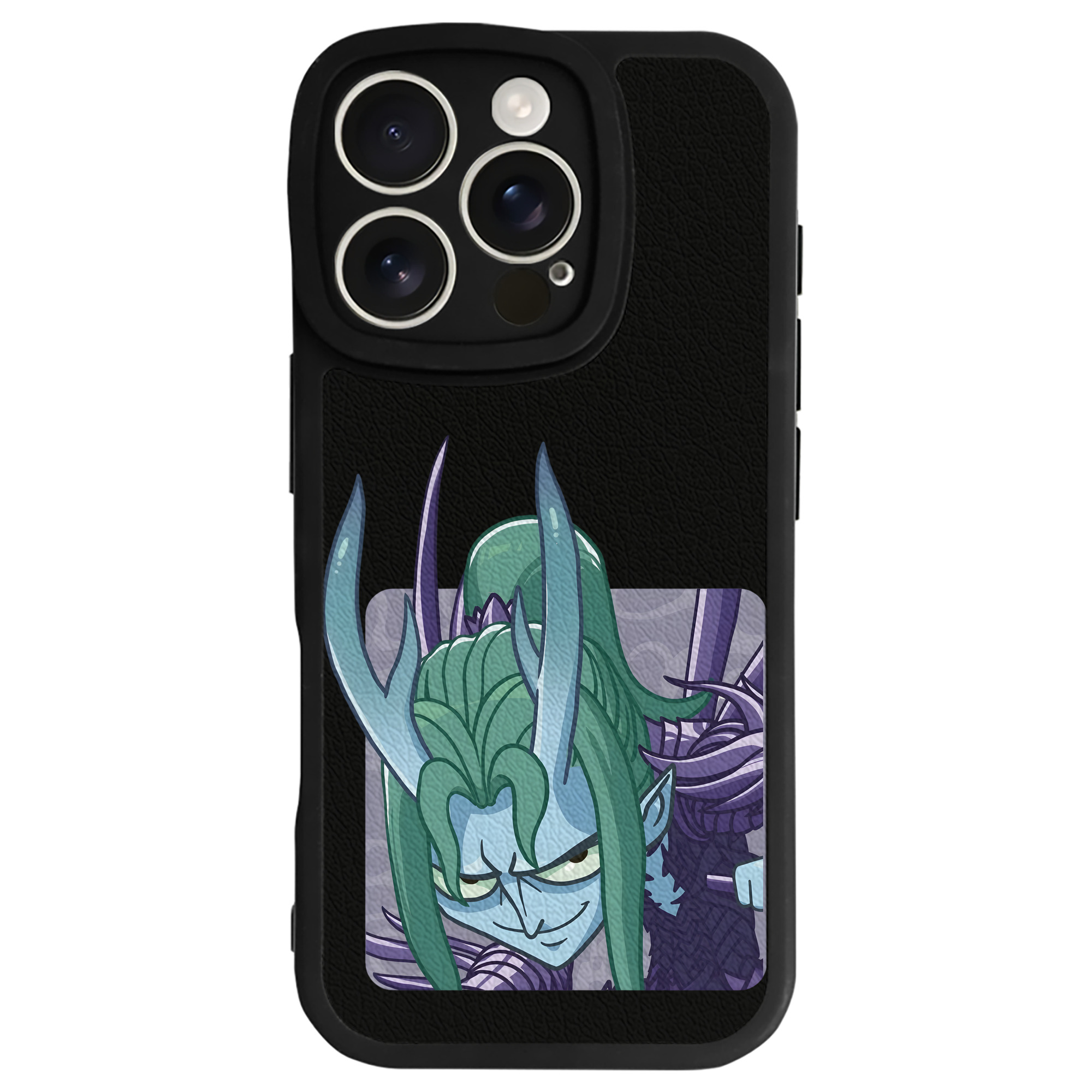 （画像用） Ne Zha 2 ナタ 魔童の大暴れ 【iPhone 16シリーズ対応】シリコンスマホケース（レザー調） 材質：シリコン